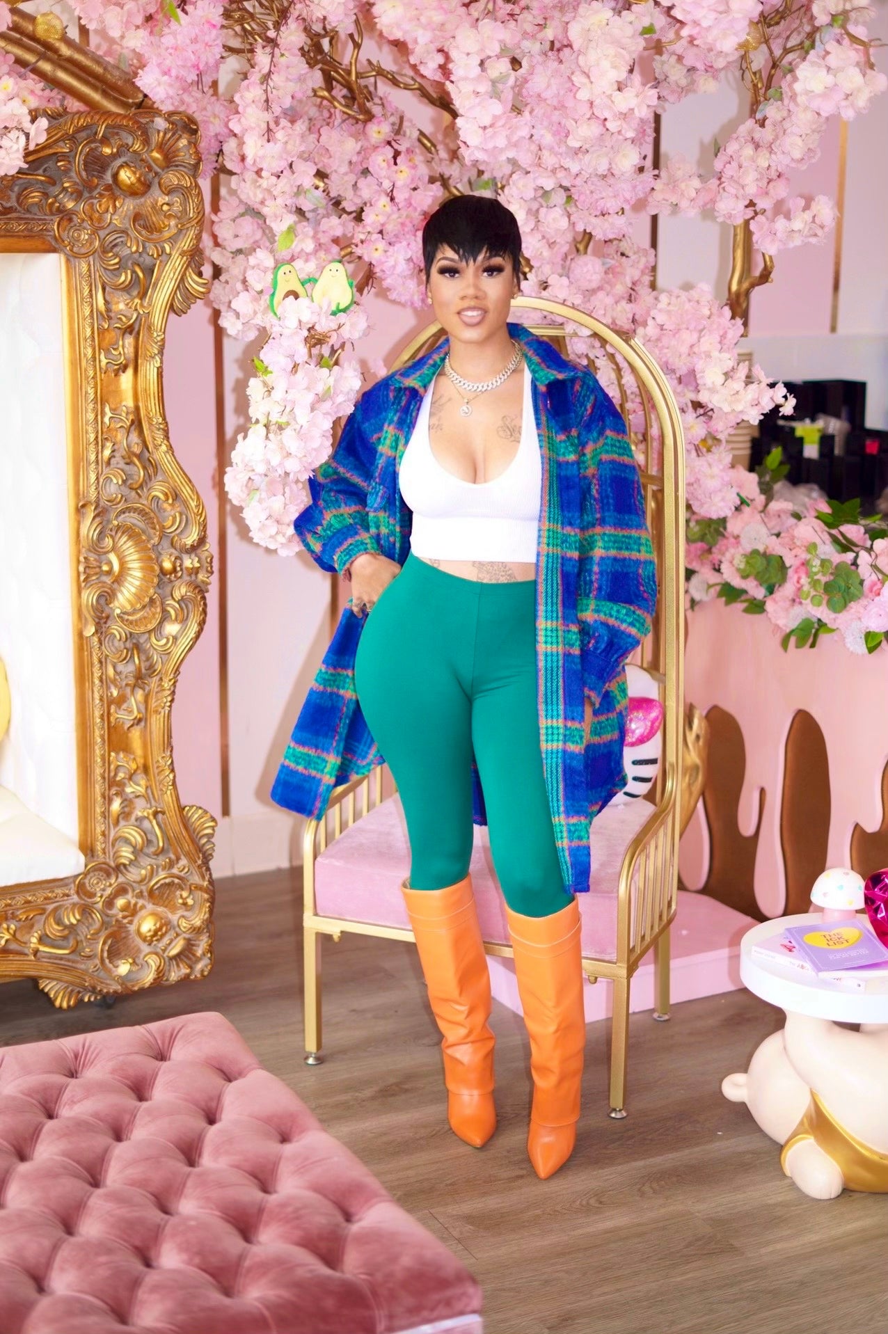 WINTER STORM TEXTURED LONG SHAKET