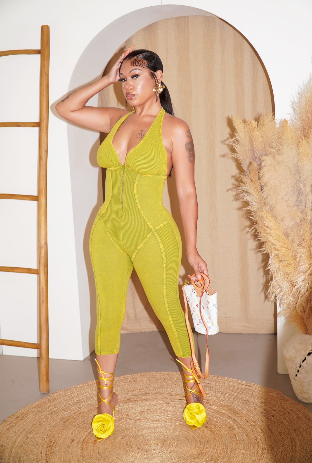 RANGER ZIP CAPRI JUMPSUIT