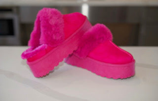 KENDAL FUR PINK SLIDES SPECIAL