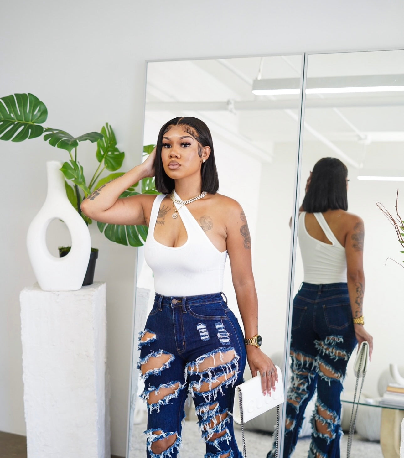 SHAPED RIBBED BODY SUIT