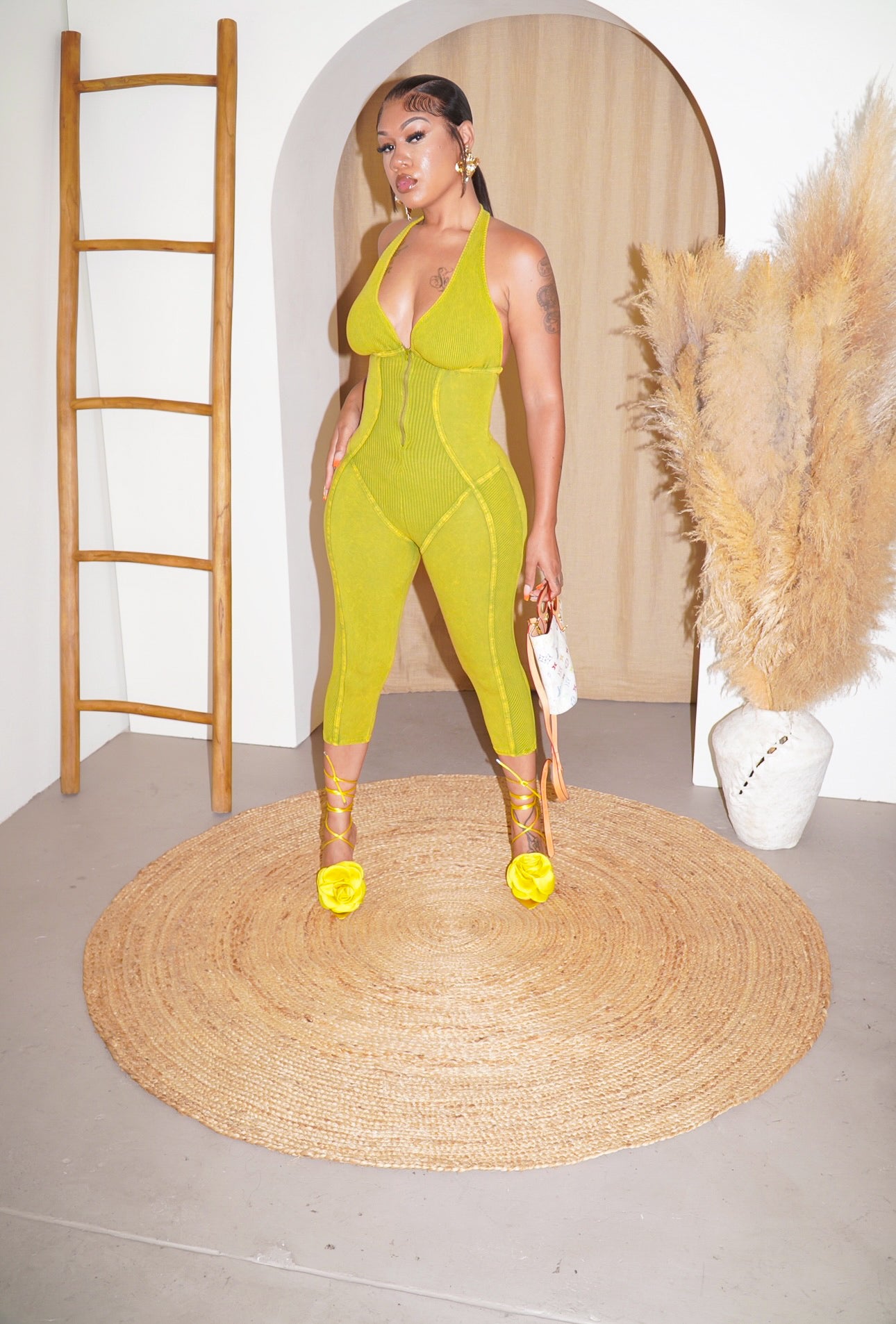 RANGER ZIP CAPRI JUMPSUIT