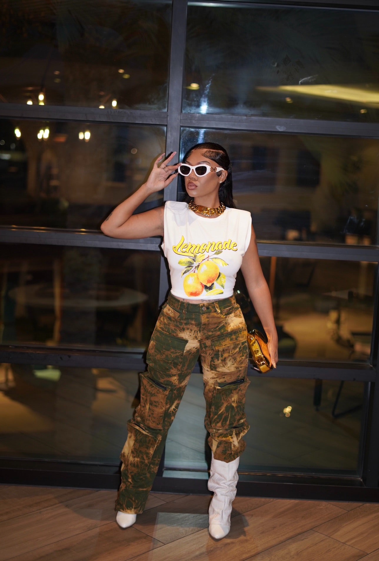 BARKER CARGO PANTS (OLIVE GREEN)