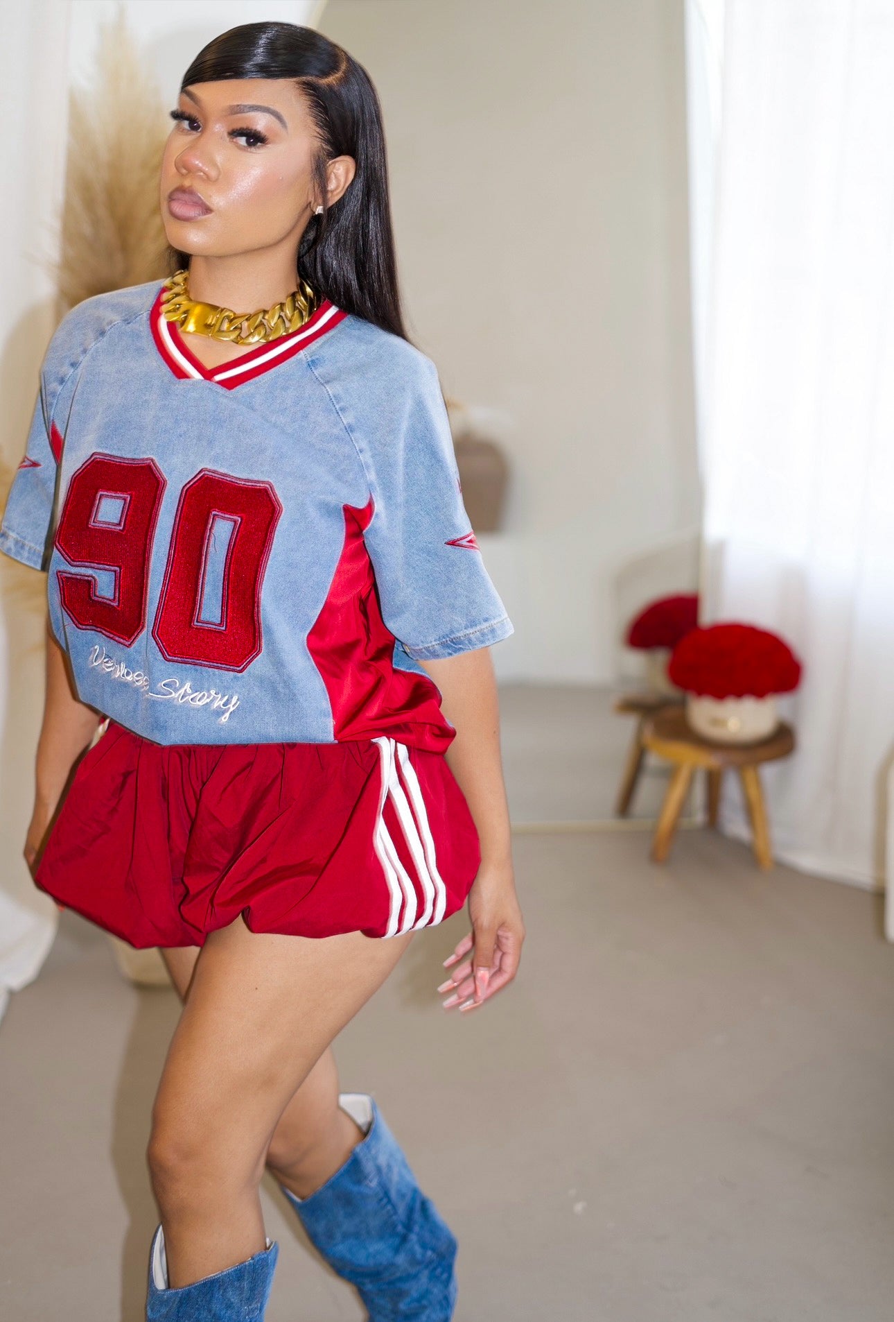 FASHIONISTA DENIM TOP/DRESS