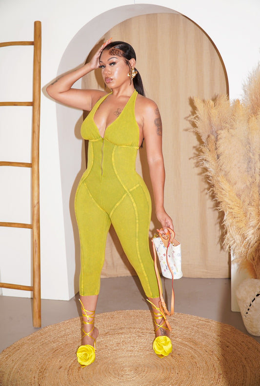 RANGER ZIP CAPRI JUMPSUIT