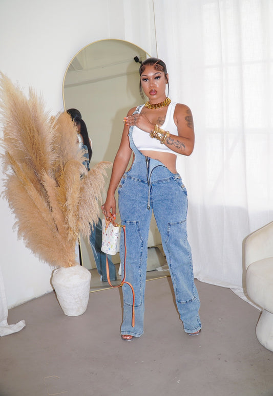 STALLION DENIM OVERALLS