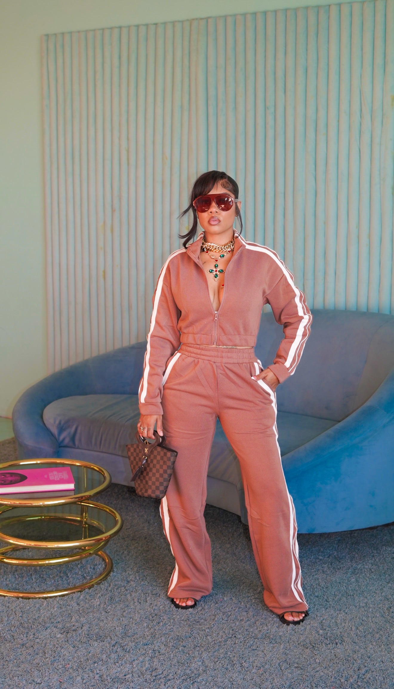 GIRL LA LA SWEATSUIT