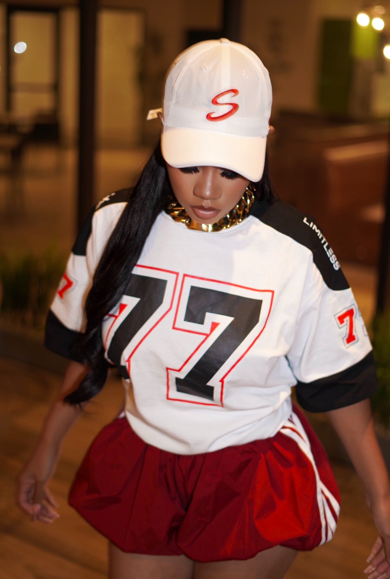 S FOR SLAY CAP (WHITE)